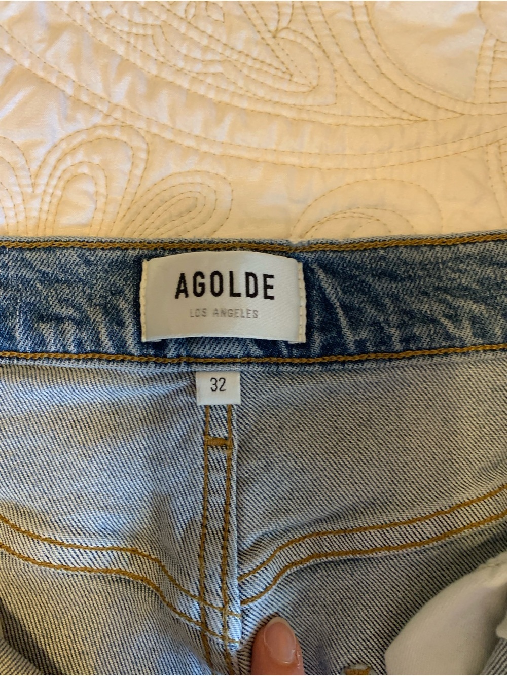 Like New - Agolde - High Rise Riley Long - Frequency - Size 32 - Picture 3 of 9